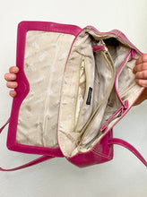 Load image into Gallery viewer, Hot Pink Leather Y2K Shoulder Bag
