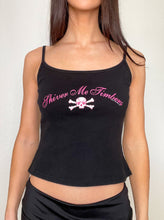Load image into Gallery viewer, Black Shiver Me Timbers Baby Tank (M)
