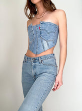 Load image into Gallery viewer, Levi&#39;s Denim Corset Top (XS)
