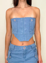 Load image into Gallery viewer, Reworked Blue Marc Jacobs Cargo Mini Skirt Set (XS)
