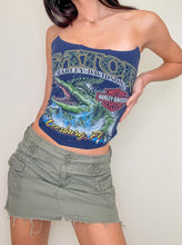 Load image into Gallery viewer, Navy Gator Harley Corset (S)
