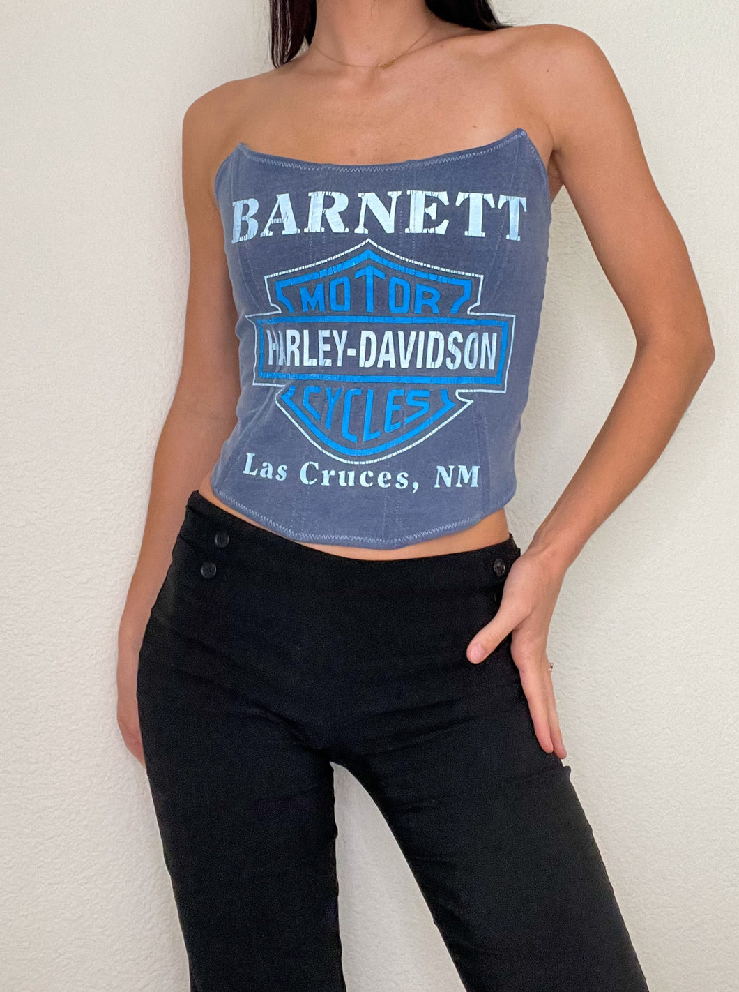 Blue Barnett Harley Corset (M)