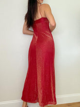Load image into Gallery viewer, Red Sparkle Ruffle 2000s Gown (XS)
