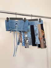 Load image into Gallery viewer, Denim Patchwork Mini Skirt Set (XS/S)
