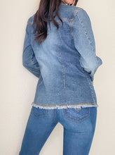 Load image into Gallery viewer, Lazer Jeans Denim Boho Jacket (L)
